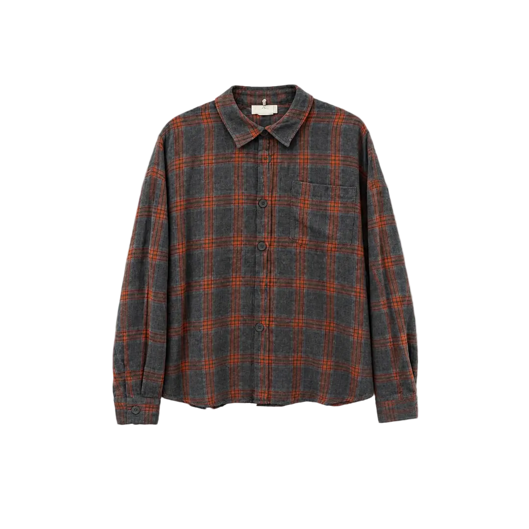 CAMISA CUADROS NACAR