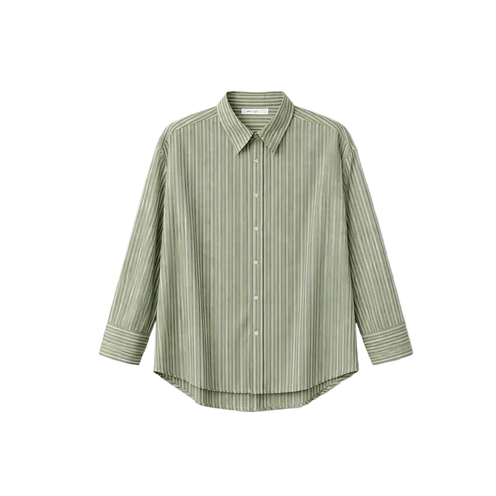 CAMISA RAYAS VERDE