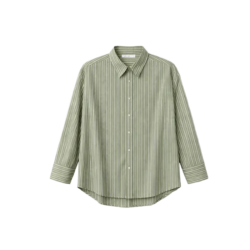 CAMISA RAYAS VERDE