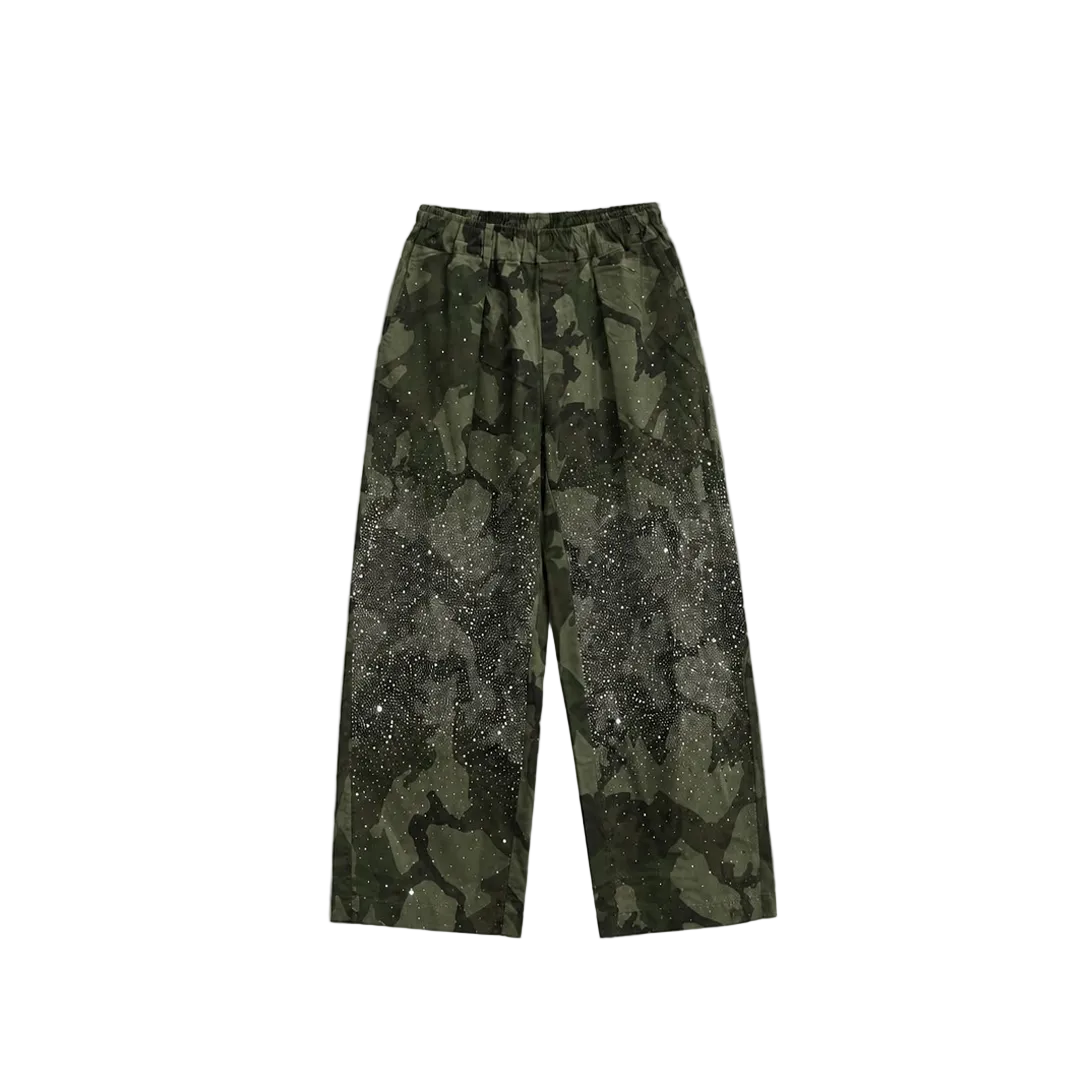 PANTALON CAMUFLAJE STRASS