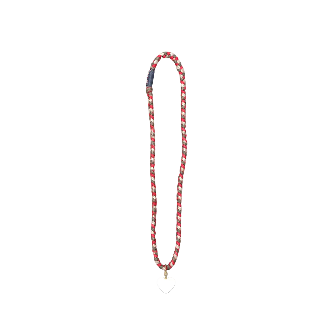 COLLAR TATIDE CORAZON BLANCO