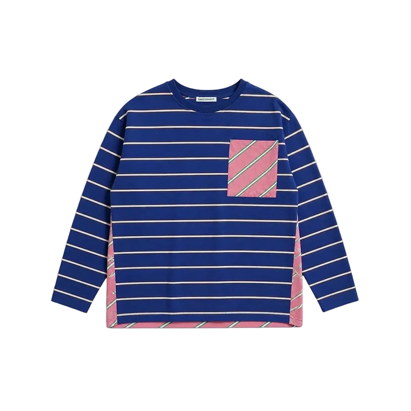 CAMISETA BOLSILLO DE RAYAS