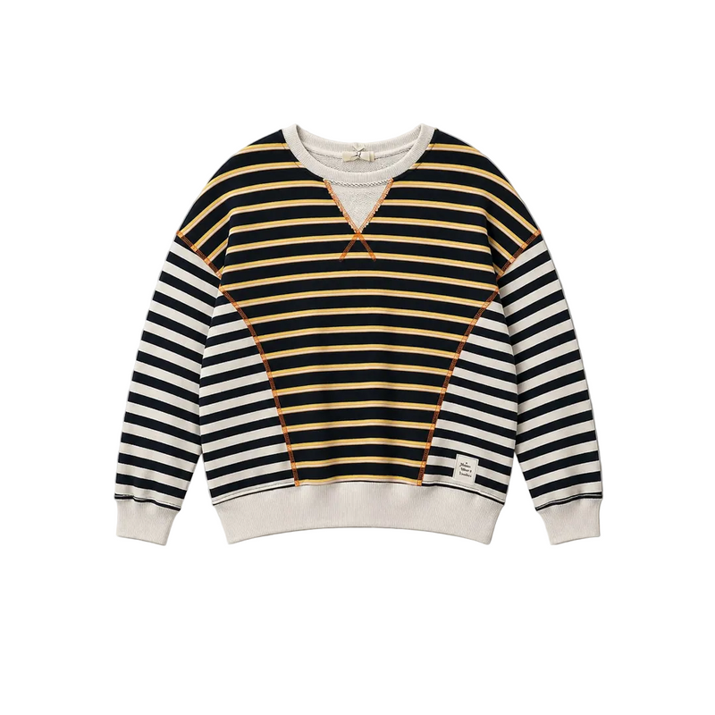 SUDADERA RAYAS NIEBLA