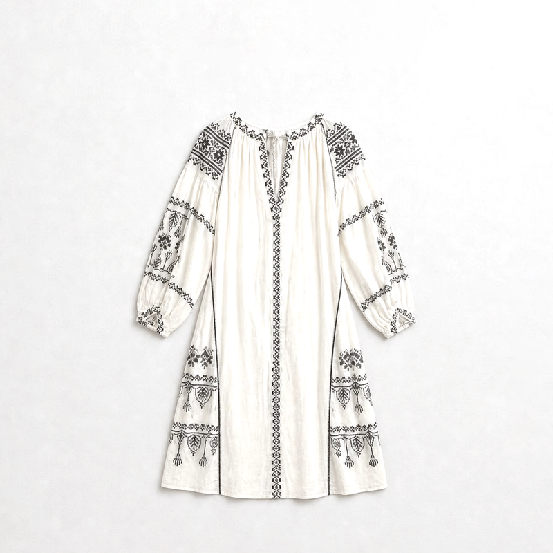 VESTIDO PUNTO DE CRUZ