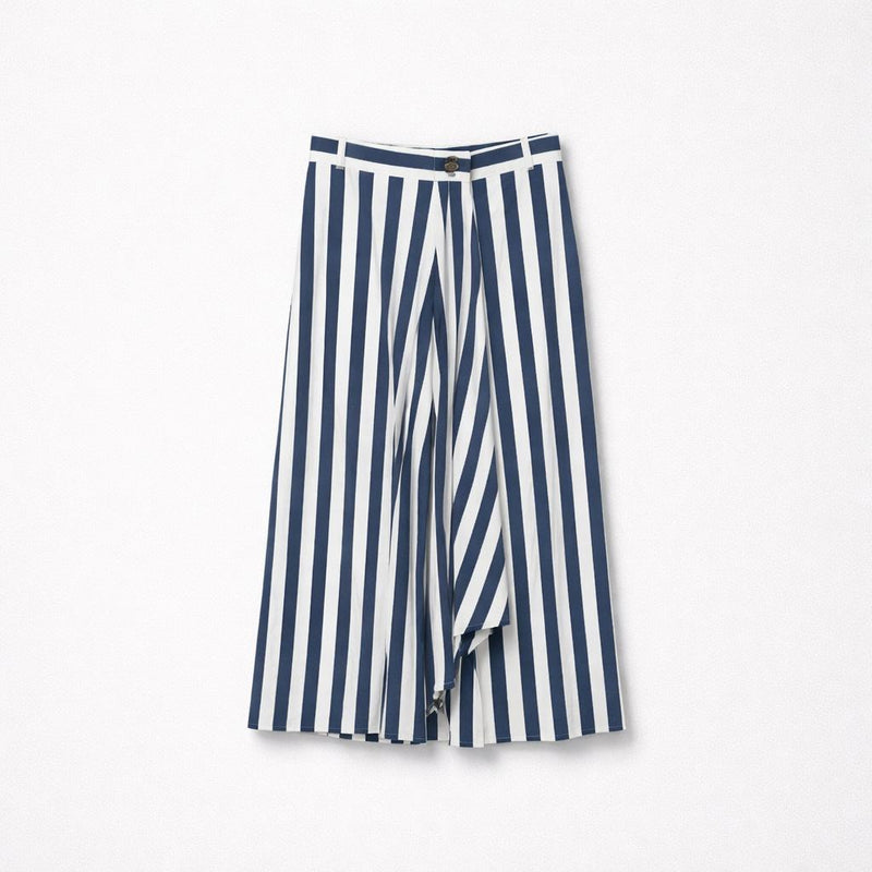 FALDA MIDI  RAYAS MARINERO