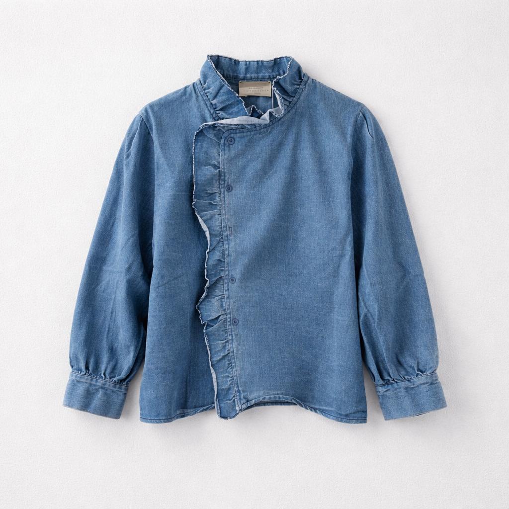 BLUSA VAQUERA VOLANTITO